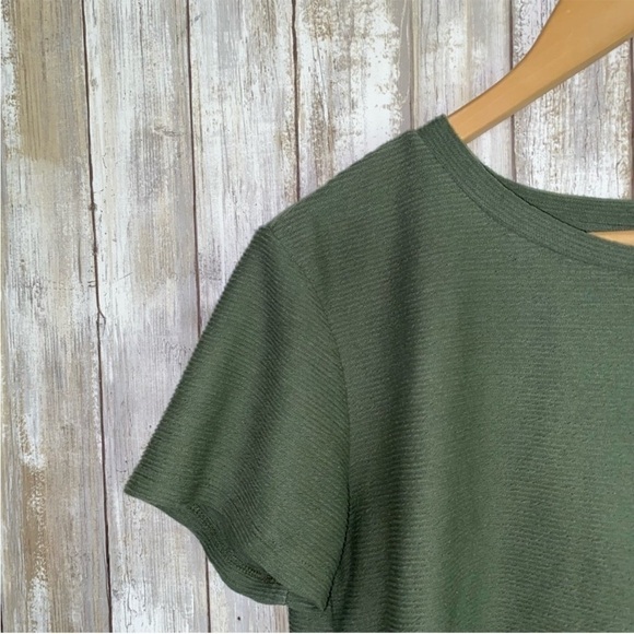 Loft Green Textured Blouse - Picture 3 of 4